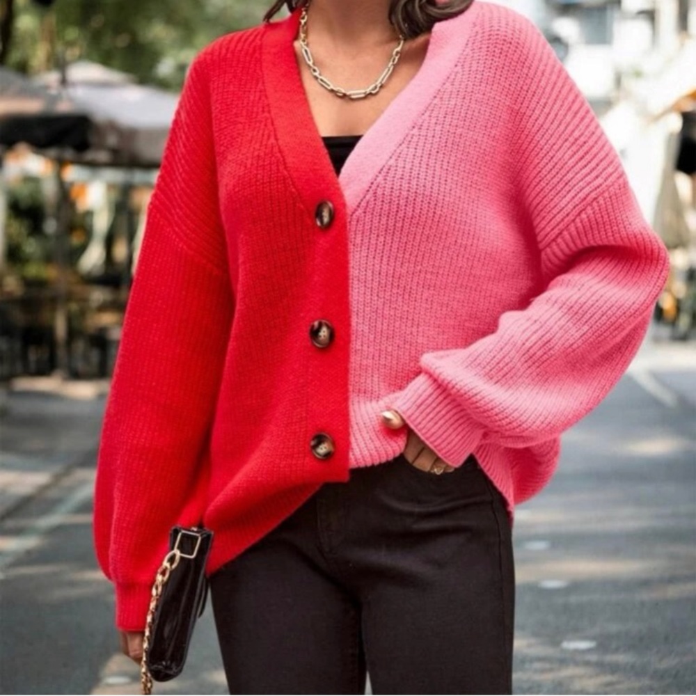 BOUTIQUE | Be My Valentine Colorblock Sweater